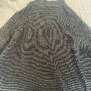Oversized black sweater